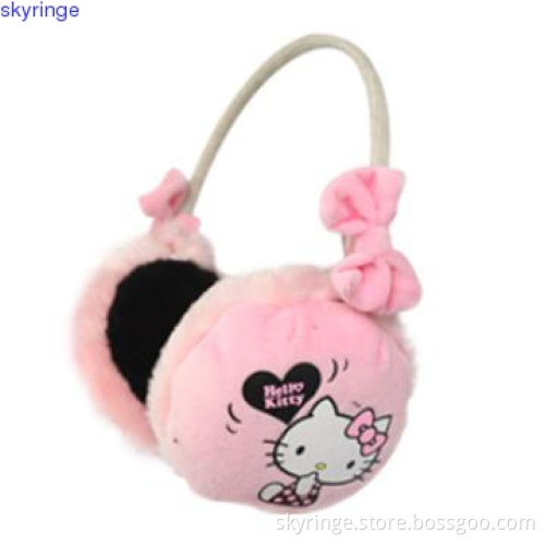 3.5mm plug Water proof warm headset plush headphone for MP3/iphone